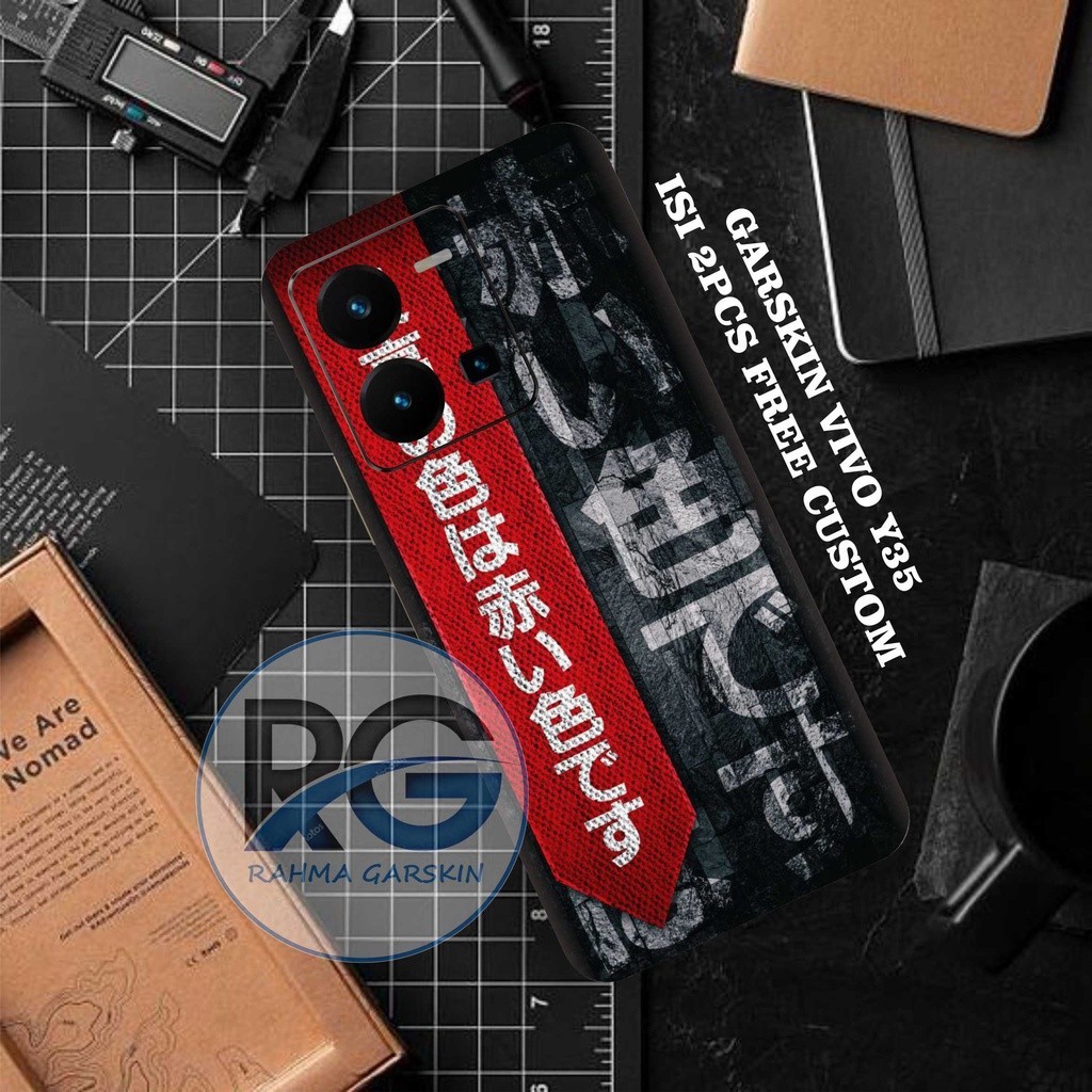 

Wrap* Vivo Y35 Wrap Skin Stiker Garksin CUSTOM Gratis (2pcs)