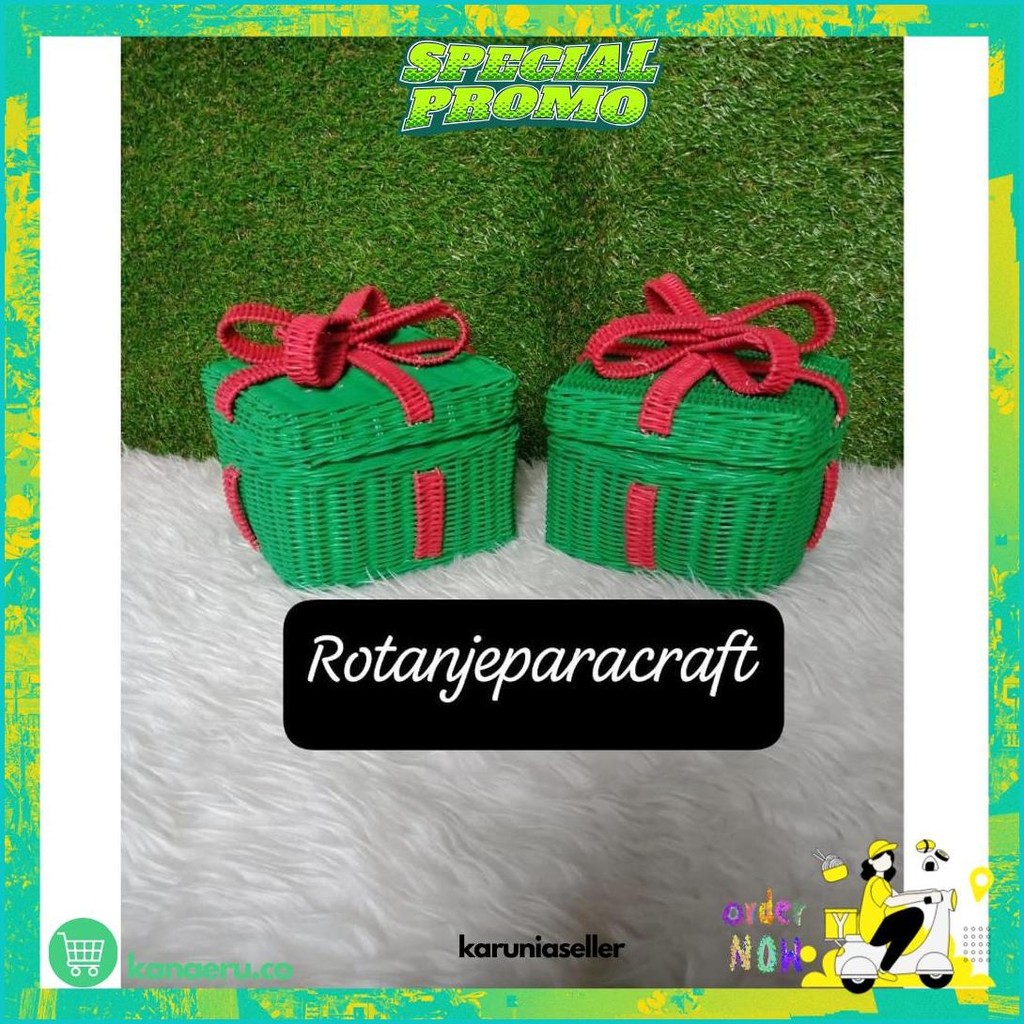

Kotak Kado Rotan/Kado Rotan/Rotan Natal/Hampers Natal Murah