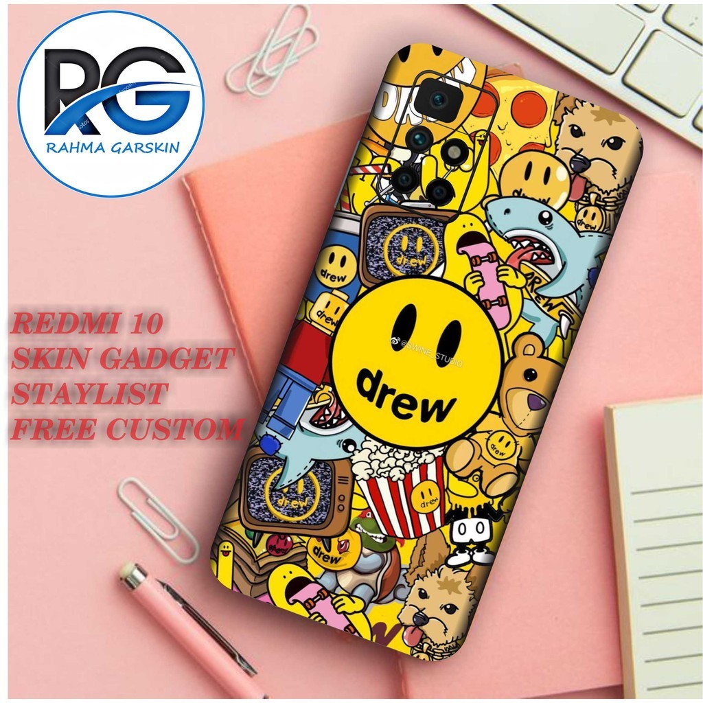 

Wrap* Redmi 10 Abstrak 13 Wrap Skin Stiker Garksin CUSTOM Gratis (2pcs)
