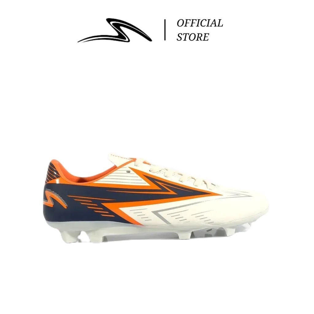 SPECS SEPATU SEPAK BOLA HYPERSPEED 1.5 FG LILY WHITE NIGHT FALL TROPIC ORANGE SPE102052