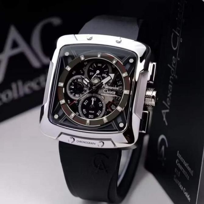ALEXANDRE CHRISTIE AC3030 / AC 3030 SILVER BLACK JAM PRIA ORIGINAL