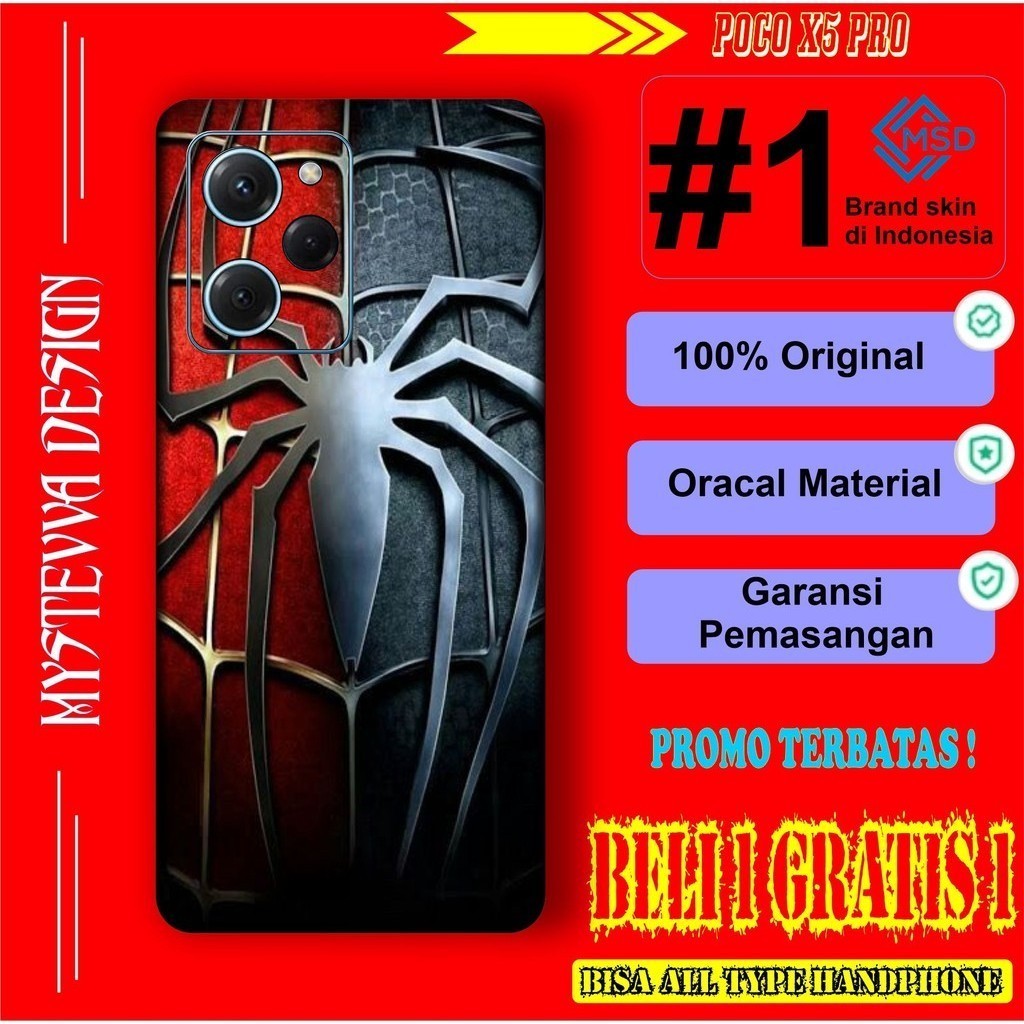 

Wrap* Poco X5 Pro Wrap Skin Stiker Garksin CUSTOM Gratis (2pcs)