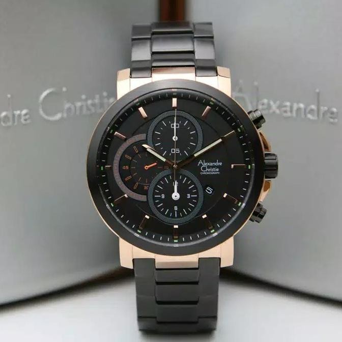 ALEXANDRE CHRISTIE AC6563 AC 6563 CHRONOGRAPH JAM PRIA ORIGINAL