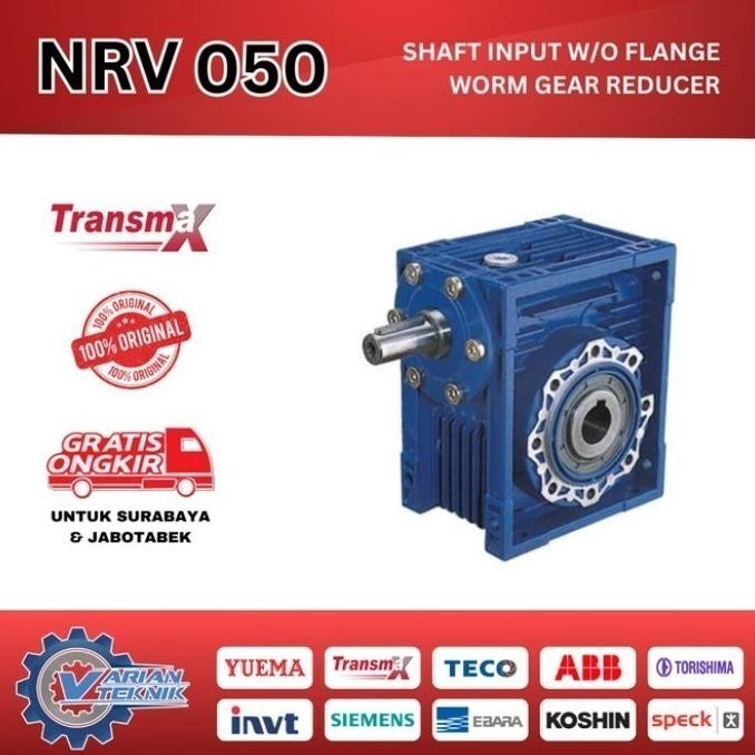 WORM GEAR NRV 040 RATIO 7.5 - 100 TRANSMAX / GEAR BOX NRV 040 1411T