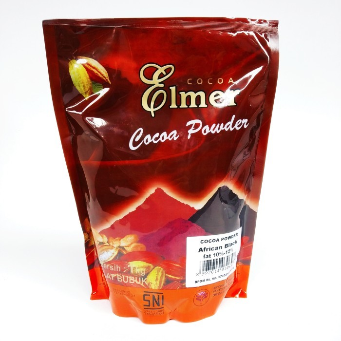 

ELMER Premium Cocoa / Coklat Powder African Black ( 10% - 12% ) 1 Kg