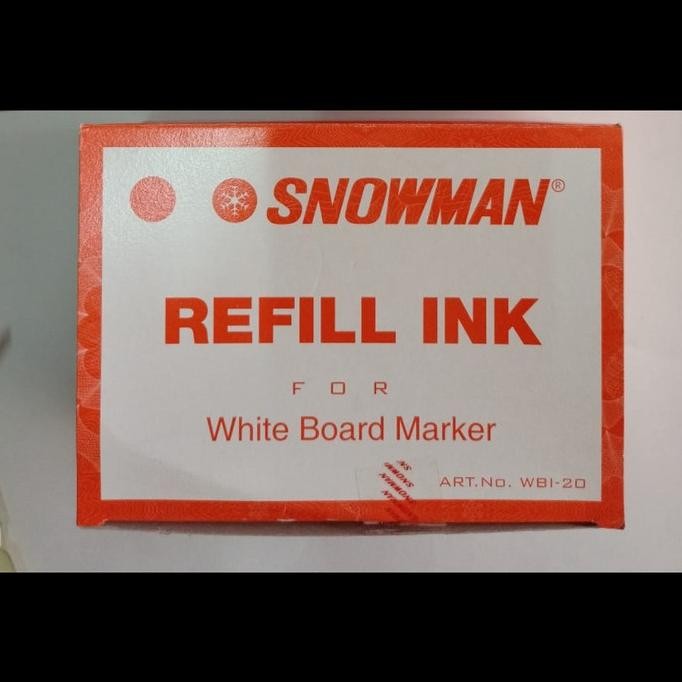 

NEW tinta spidol whiteboard snowman / refill ink