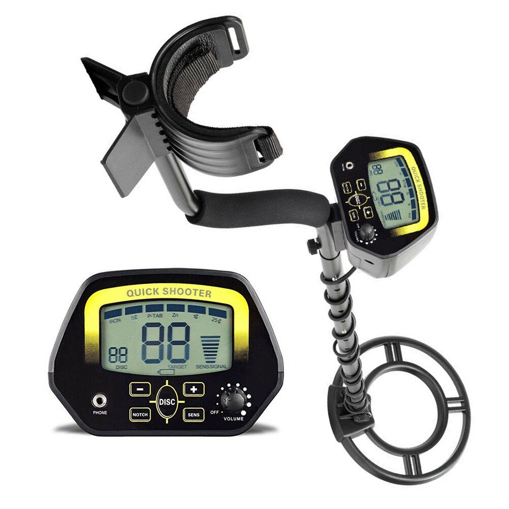 MD3030 Detektor logam tahan air yang dapat disesuaikan lebih tinggi 10 "inci pencarian bagus untuk m