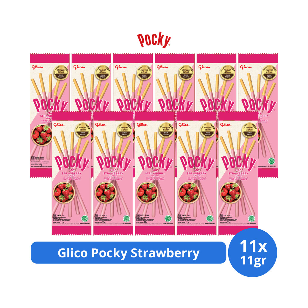 

Glico Pocky Strawberry 11gr x 11 pcs