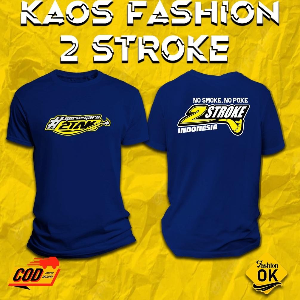 Baju Kaos 2Tak2Stroke Racing Original Merch Murah Bisa Viral