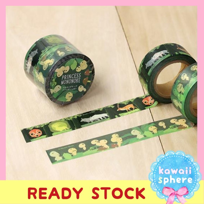 

Princess Mononoke Masking Tape Set Washi Official Studio Ghibli Ready Stock