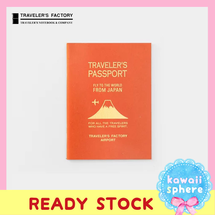 

Travelers Notebook Narita Airport Limited Passport Size Refill Ready