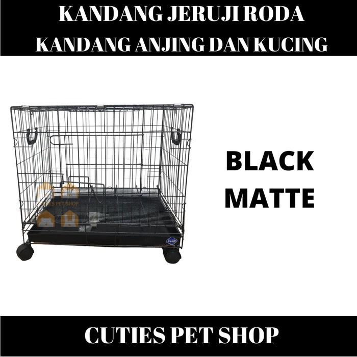 TERBARU - KANDANG ANJING KUCING BESAR RODA ANJING KUCING KELINCI / KANDANG BESI