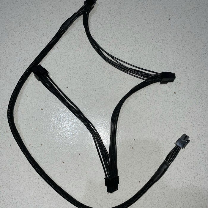 kabel modular pcie 8 pin to 6 2 pin cabang 3 kabel modular 8pin mining TERBATAS