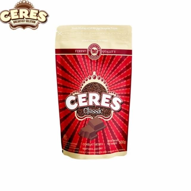 

Ceres Coklat Meses/Meises Coklat Hagelslag Ziplo 500 Gram