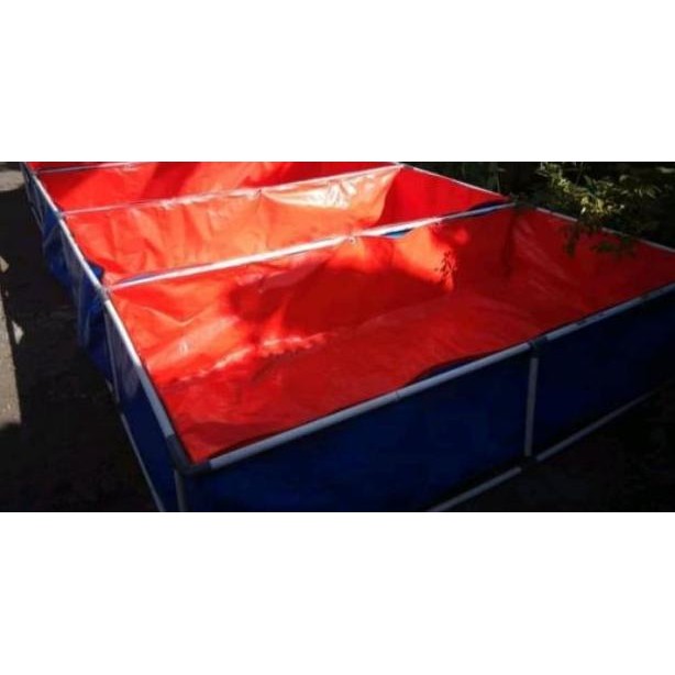 terpal kolam ikan a12 200x300x50  a12 tebal terpal kolam ikan 200cm x 300cm x 50cm