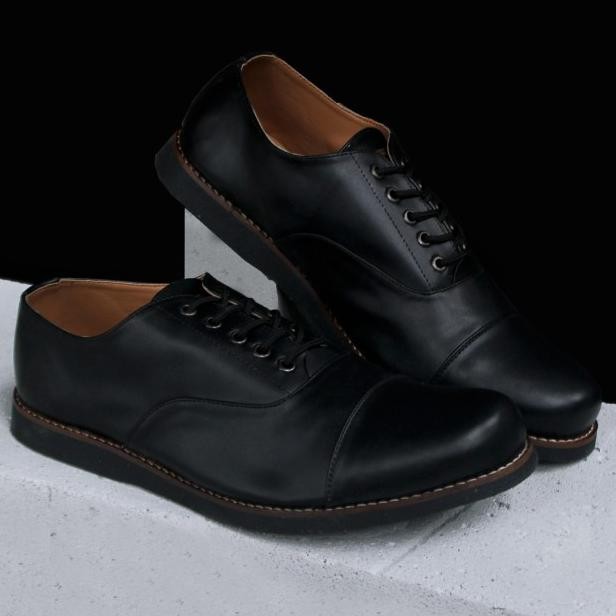 Eight Dream Oxford Bla Se Hak | Sepatu Pantofel Pria Formal