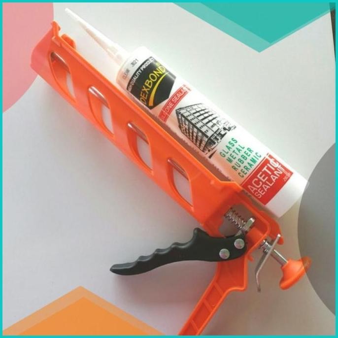 PAKET TEMBAKAN LEM KACA AKUARIUM / LEM SEALANT KACA SET LEM KACA SET