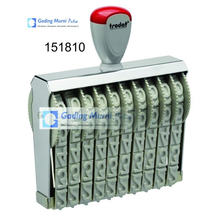 

Stamp Stempel Trodat 151810 / Stempel Angka 18 mm 10 Digit