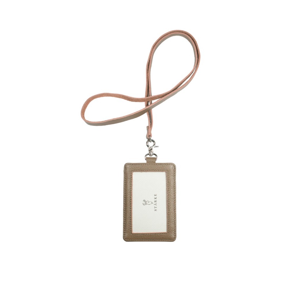 

Name Tag ID Card Holder Kulit Asli STARKE Hustle Hog Khaki Tekstur