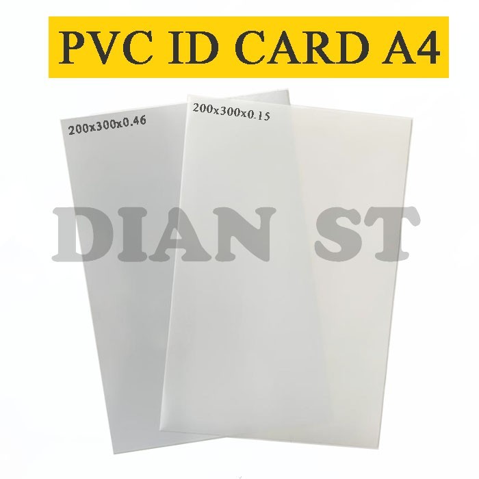 

Bahan PVC ID CARD - 50 shet