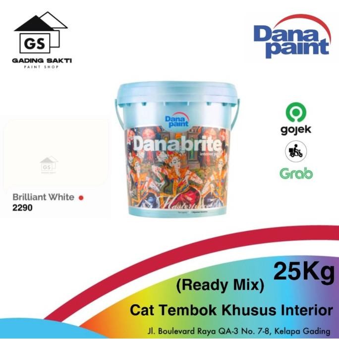 Cat Tembok Danapaint Danabrite Brilliant White / BW Pail 25KG