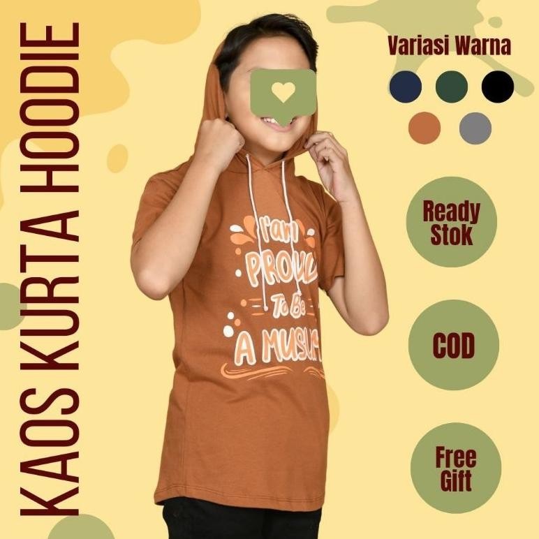 Baju Kurta Kaos Hoodie Anak Remaja laki Laki Dakwah