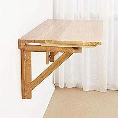 TERBARU - JB-11 Meja Setrika Lipat Dinding Kayu / Meja Belajar Serbaguna