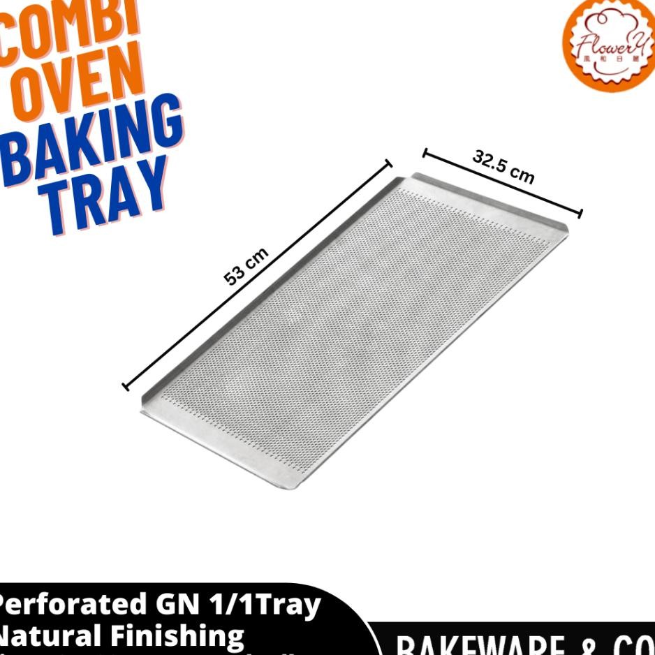Perforated Gastronom GN 1/1 Baking Tray - Rationale Unox Combi Oven