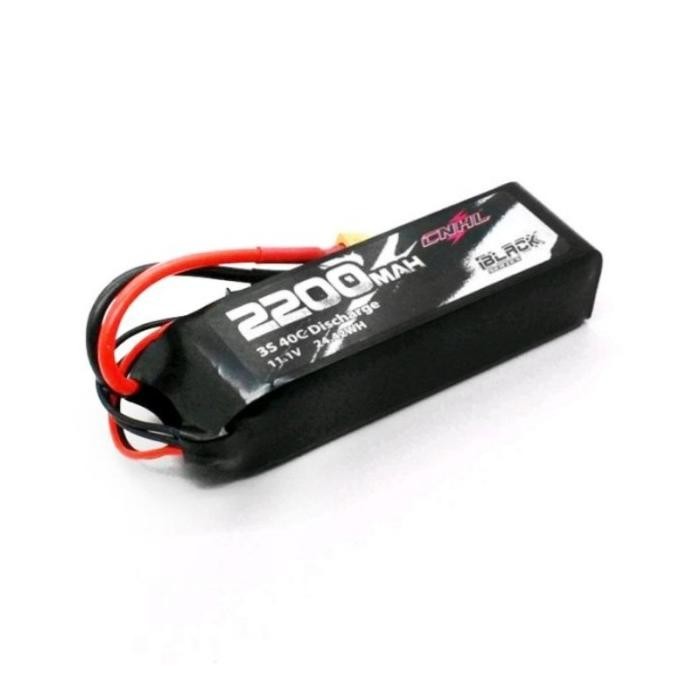 Cnhl Black Series 2200Mah 3S 11.1V 40C Lipo Battery Xt60 For Drones  Ready