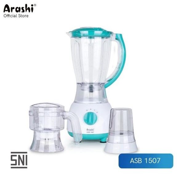 

TERSEDIA BLENDER KACA ARASHI ASB-1502 1,5 LITER 2 IN 1