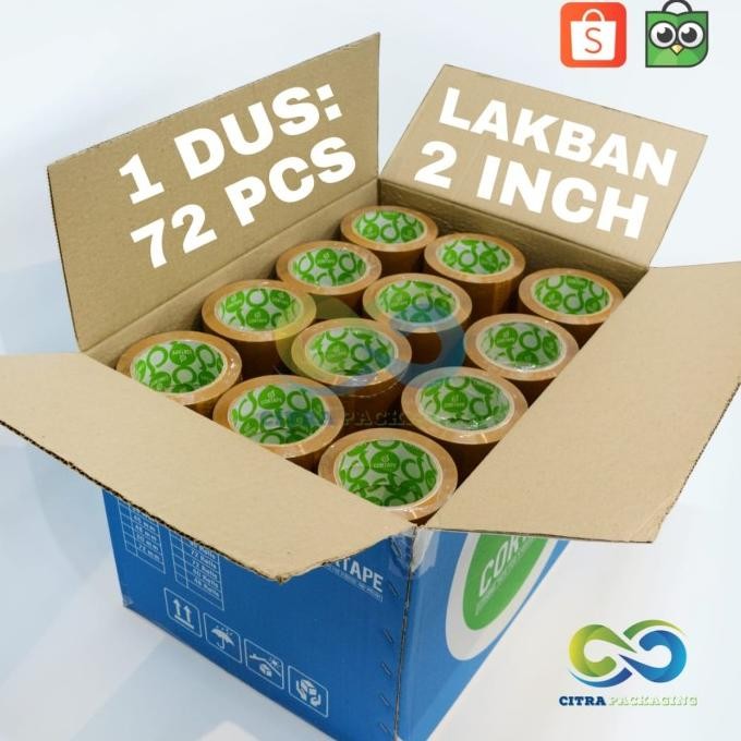 

TERLARIS - LAKBAN MURAH CORTAPE 48mm PANJANG 90Y DUS