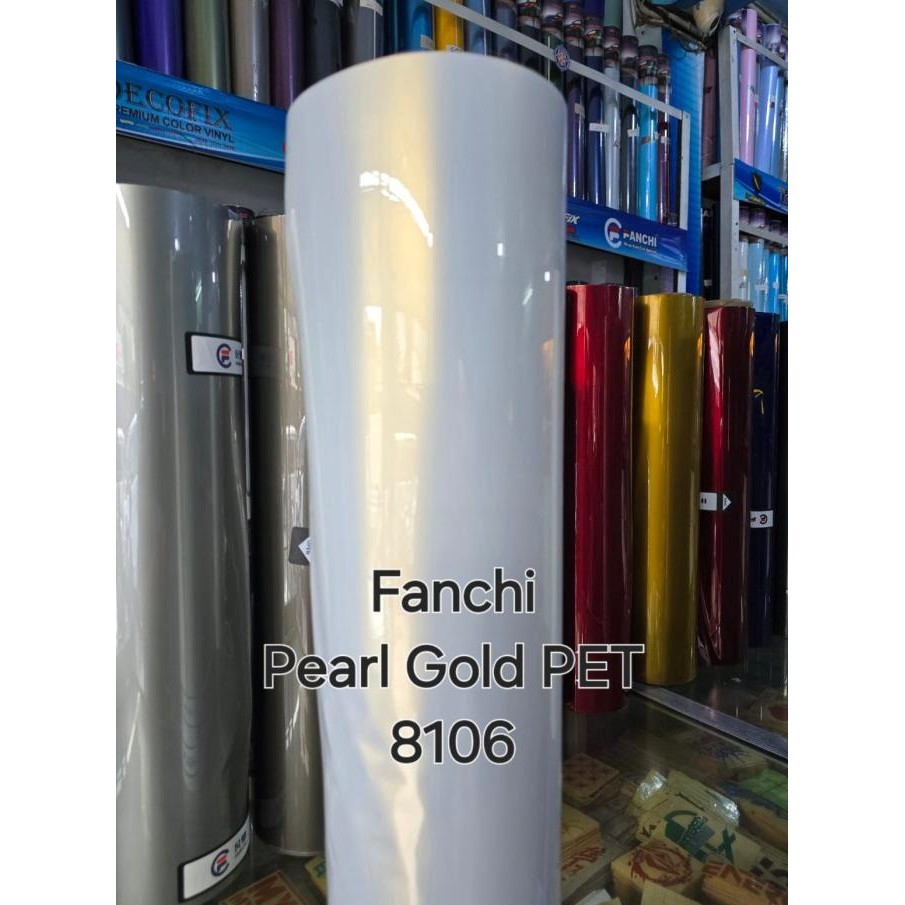 

TERMURAH - Sticker Pearl White / putih lembayung PET 50cm (mtr)