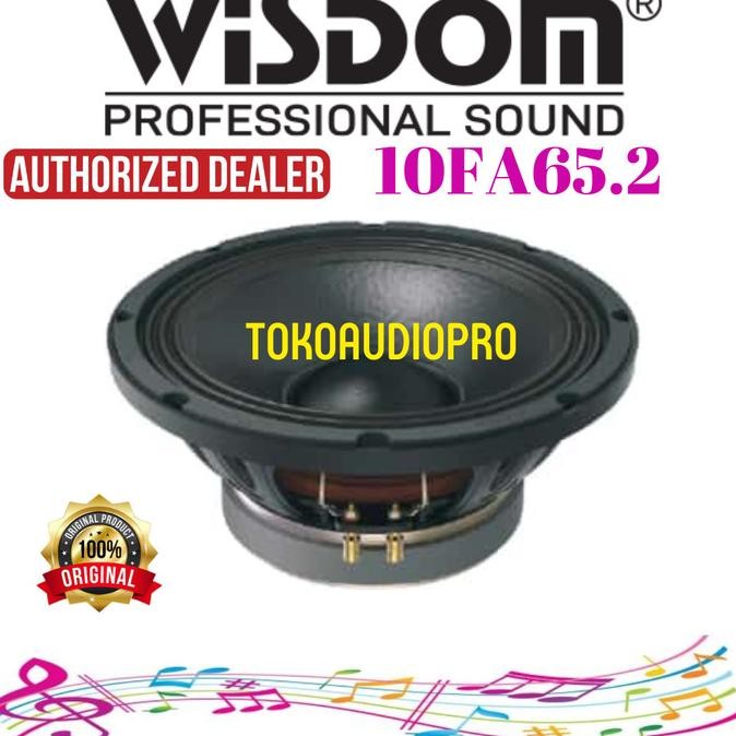 WISDOM 10FA65.2 10 INCH SPEAKER COMPONENT ORIGINAL KOMPONEN WISDOM 10-FA65.2 1511T