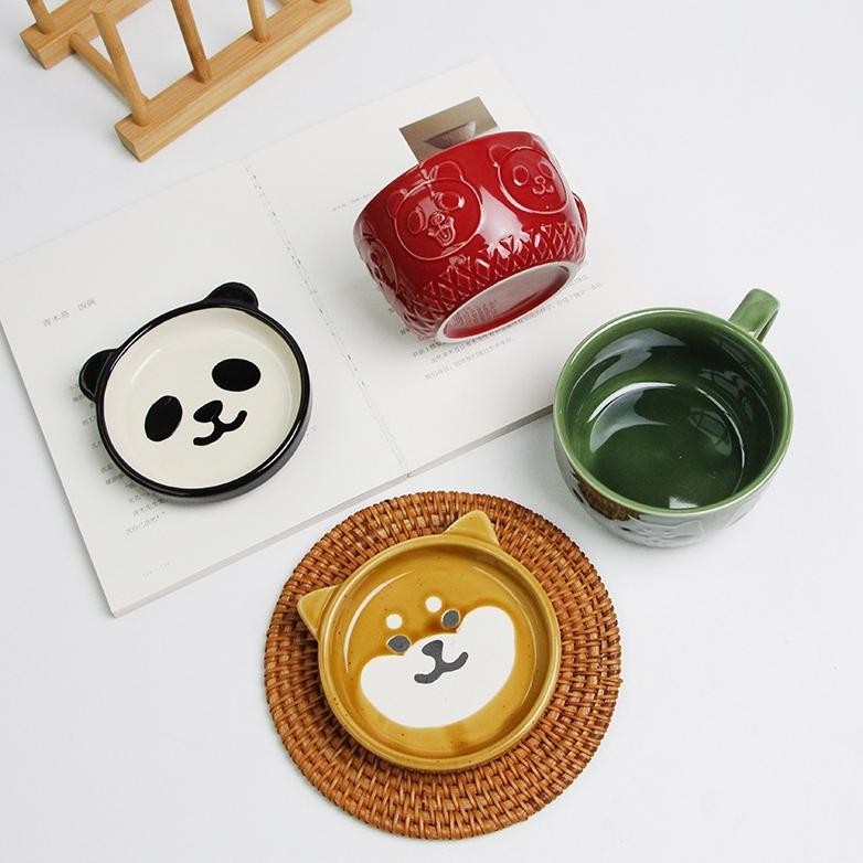 HGT Gelas Keramik Kucing Klasik Ceramic Mug Lucu Hadiah Mug Hadiah Gelas Mug Keramik Mug Cartoon Kop