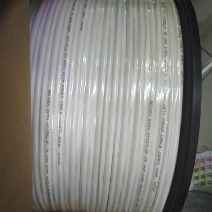 Kabel Cctv + Power Rg59 Belden / Belden Rg59 Cctv + Power  Ready