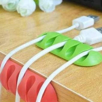 

BEBAS ONGKIR - Kabel Klip Organizer Perapih Cable Clip - Multiwarna
