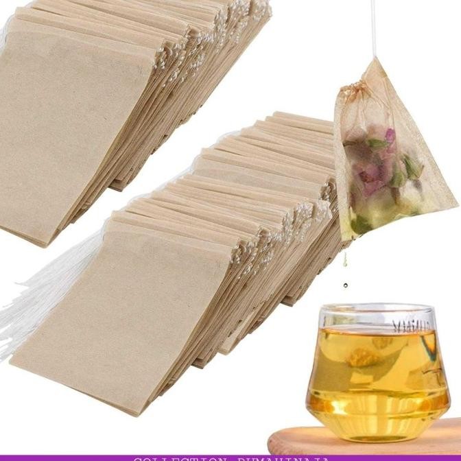 

HARGA DISC - Kantong Teh Celup Kertas Disposable Tea Bag Penyaring Teh Praktis