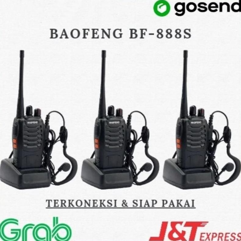 Kons Paket 3 Unit Ht Baofeng Bf 888S Terkoneksi Radio Baofeng Garansi