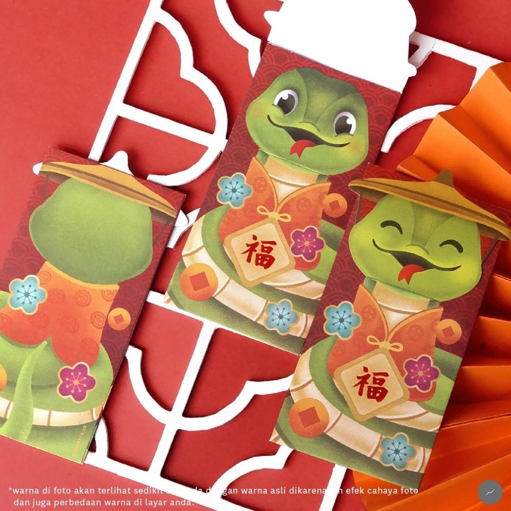 

Angpao Imlek Ular Angpau Snake Angpao 2025 Amplop Tahun Baru Sincia Cny Isi 5Pcs