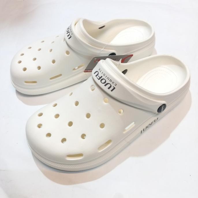 SANDAL KODOK/SLIP ON PRIA/WANITA LUOFU E-6201 ORIGINAL