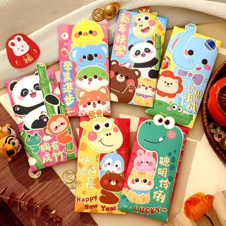 

Angpao Kartun 2025, Angpao Imlek Tahun Ular, Red Packet,Ampao, Ampau Lucu Snake Seri 12- 21-