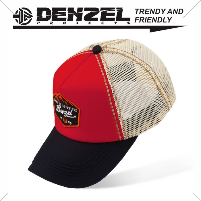 Promo Denzel Dz 20 Topi Distro - Topi Pria - Topi Trucker - Topi Baseball