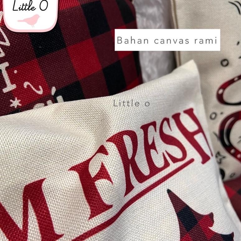 Sarung Kursi Tema Natal Sarung Bantal Tema Natal Bantal Sofa Resleting Dekorasi Natal