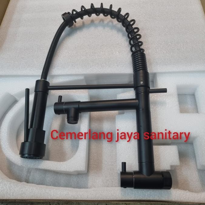 kran kitchen sink Pantry Tarik Black Kran Sink Tembok Tarik Hitam