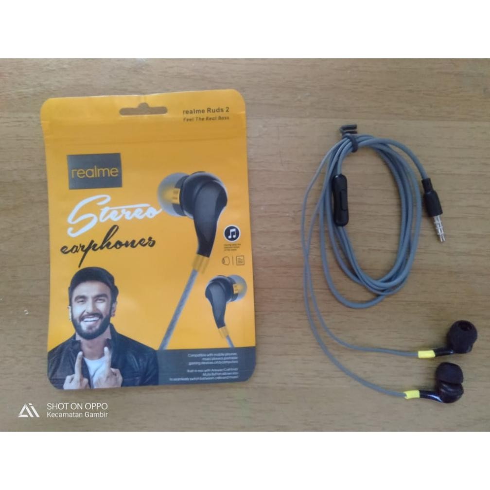 Handsfree / Headset / Earphone / Realme Buds 2 Packing Plastik Klip Premium