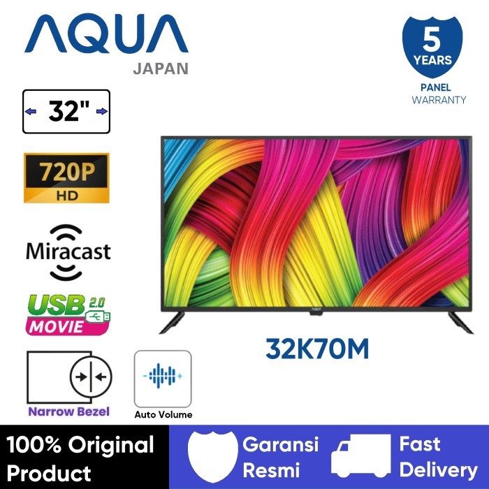 LED TV AQUA 32 INCH LE32AQT9600 SMART TV 32K701A ANDROID TV