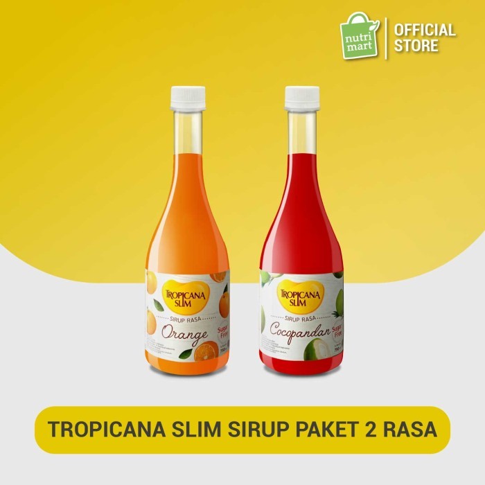 

DISKON Tropicana Slim Sirup Paket 2 Rasa (Orange & Cocopandan)