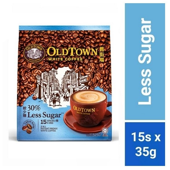 

HOT PROMO OLDTOWN White Coffee 3in1 Less Sugar Malaysia (35g x 15 sachet)