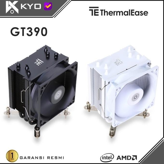 Thermalease Gt390 Cpu Air Cooler Fan Single Tower 3 Heatpipe Kyo Group Hsf Fan Air Cooling