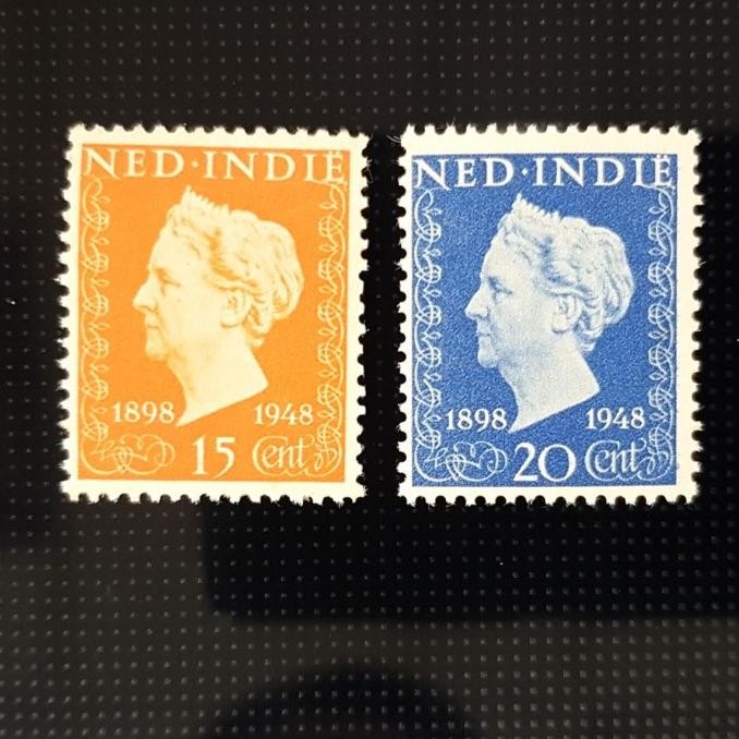 

Perangko/Prangko Indonesia. Ned Indie. 1948. 50Th Ratu Wilhelmina Original Dan Terpercaya